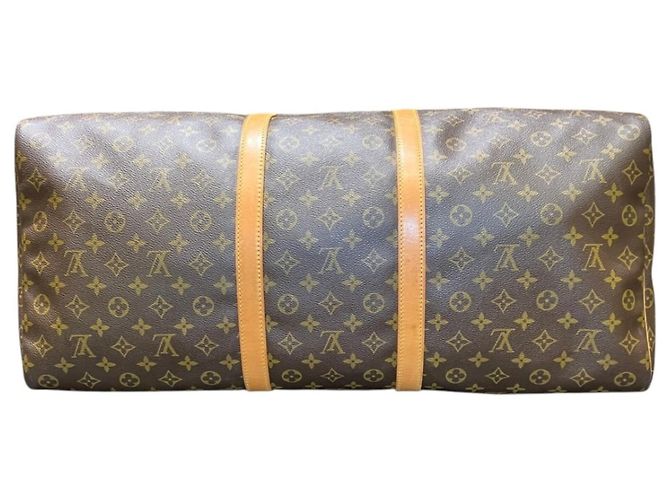 Borsa Boston Louis Vuitton Keepall 60 Marrone - vista 3