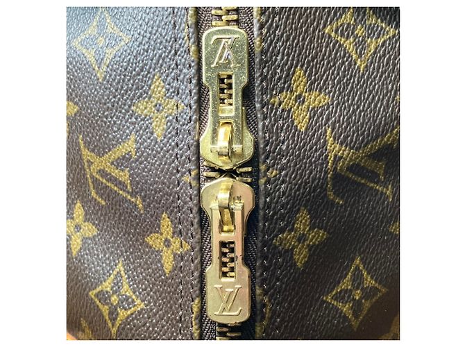 Borsa Boston Louis Vuitton Keepall 60 Marrone - vista 9