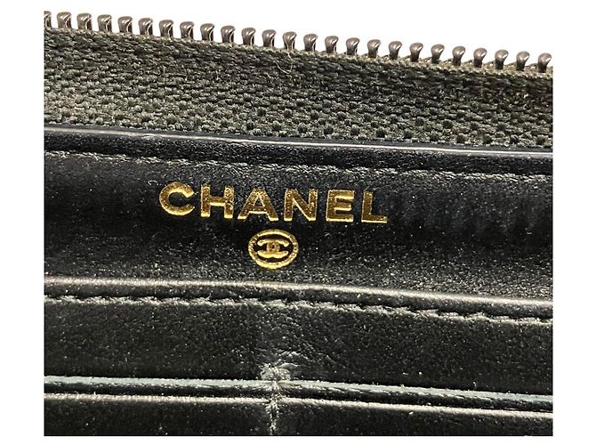 Portafoglio lungo con zip Chanel Boy Nero - vista 4