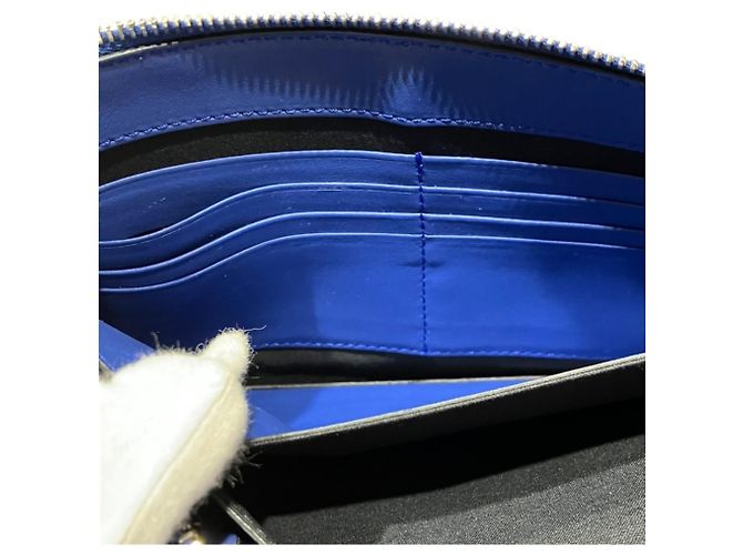 Borsa a Pochette Fendi Vocabulary Blu - vista 7