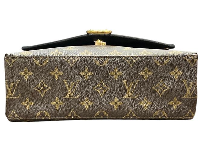 Borsa a tracolla Louis Vuitton Saint Michel Marrone - vista 3
