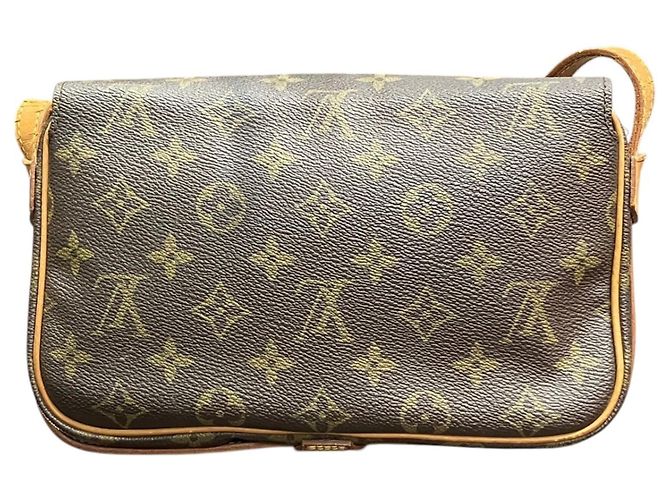 Borsa a tracolla Louis Vuitton Saint Germain 24 Marrone - vista 2