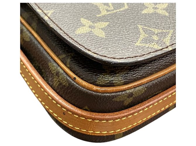 Borsa a tracolla Louis Vuitton Saint Germain 24 Marrone - vista 6