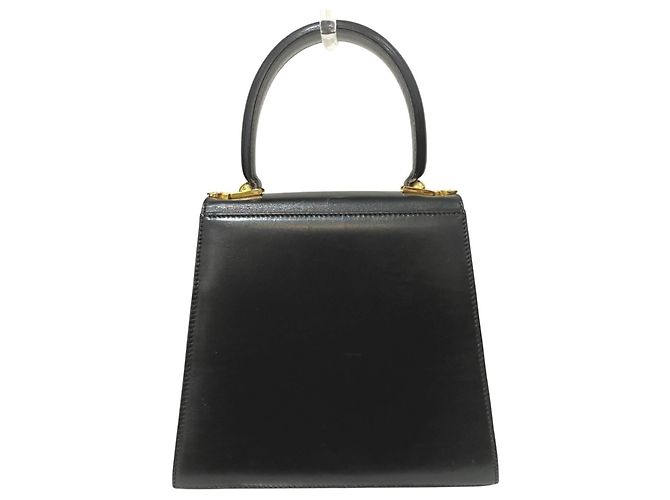 Borsa in pelle Gancini Salvatore Ferragamo Nero - vista 2