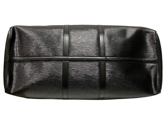 Borsa Louis Vuitton Keepall Boston Bag Nero - vista 3