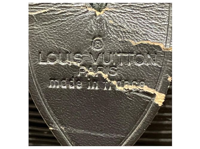 Borsa Louis Vuitton Keepall Boston Bag Nero - vista 4