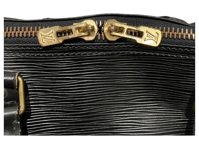 Borsa Louis Vuitton Keepall Boston Bag Nero - vista 7