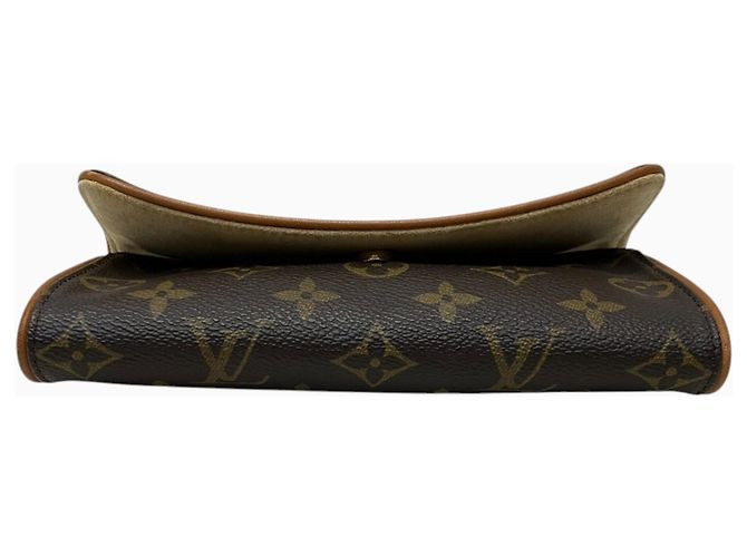 Borsa a tracolla Louis Vuitton Pochette Twin PM Marrone - vista 3