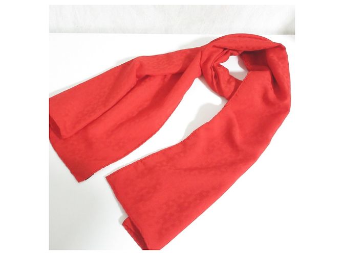 Hermès Stola in cashmere e seta jacquard H-Logo Hermes Rosso - vista 4