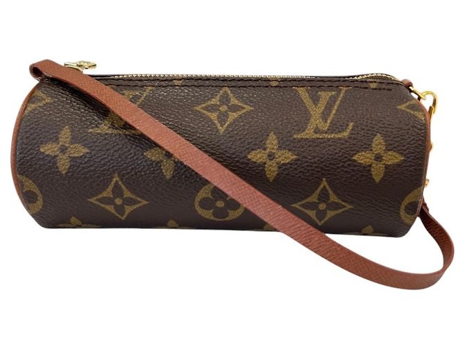 Borsa Tote Louis Vuitton Monogram Papillon 30 Marrone - vista 13