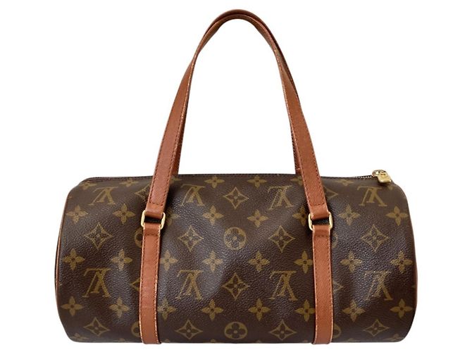 Borsa Tote Louis Vuitton Monogram Papillon 30 Marrone - vista 2
