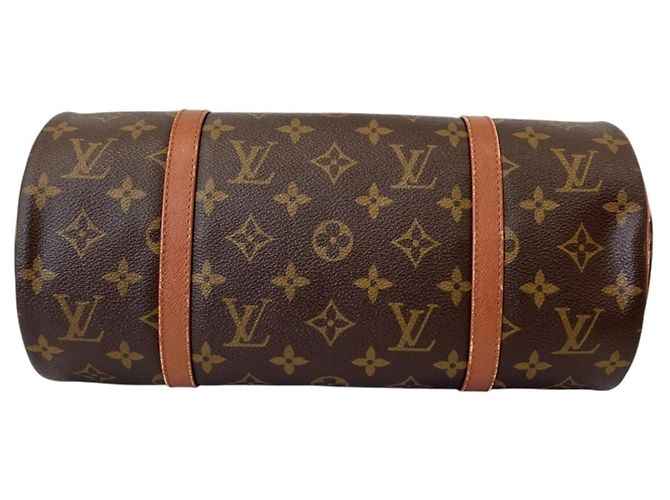 Borsa Tote Louis Vuitton Monogram Papillon 30 Marrone - vista 5