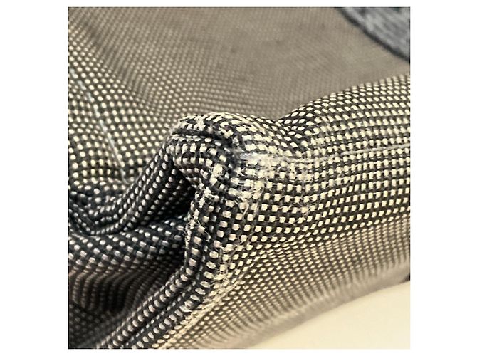 Hermès Borsa Tote Hermes Herline MM in Grigio Marrone - vista 12