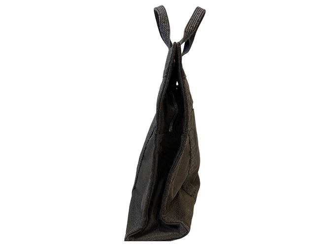 Hermès Borsa Tote Hermes Herline MM in Grigio Marrone - vista 2