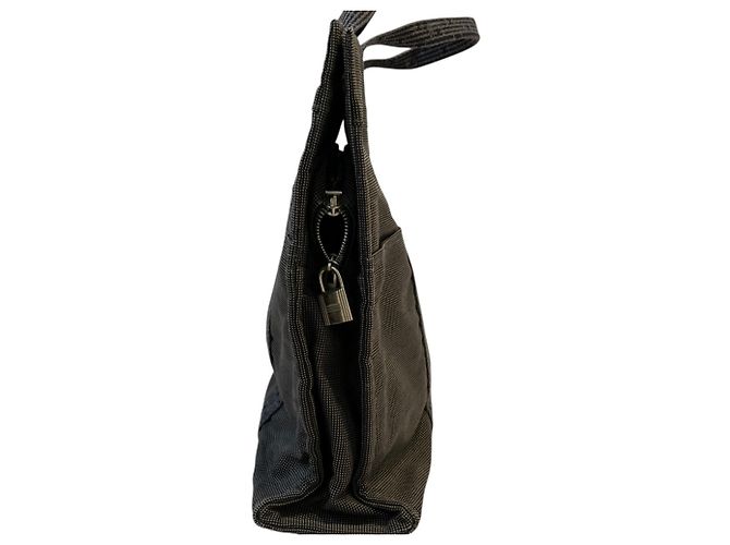Hermès Borsa Tote Hermes Herline MM in Grigio Marrone - vista 4