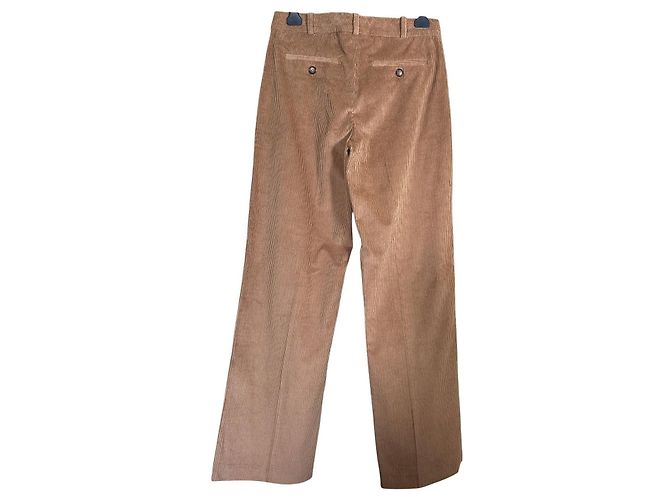 Laurence Bras Cordhose Wide Leg Beige - Ansicht 4