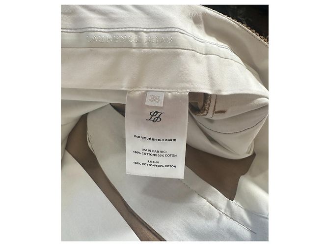 Laurence Bras Cordhose Wide Leg Beige - Ansicht 9