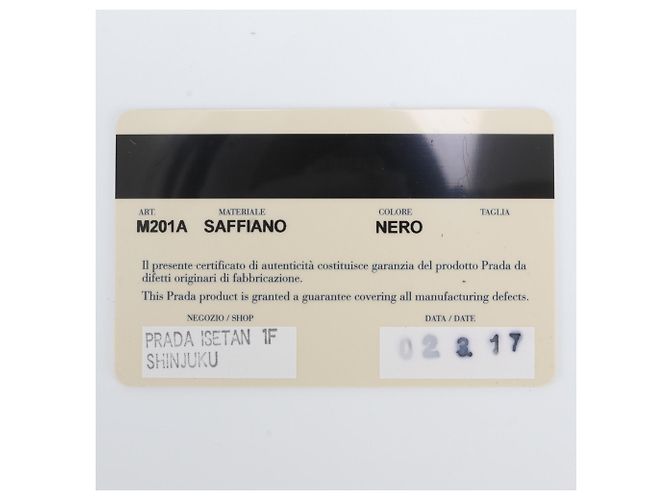 Prada Saffiano Leather Long Wallet Black - view 12