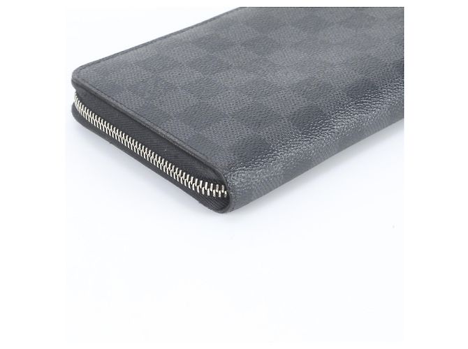 Louis Vuitton Damier Graphite Zippy Organizer Nero - vista 3