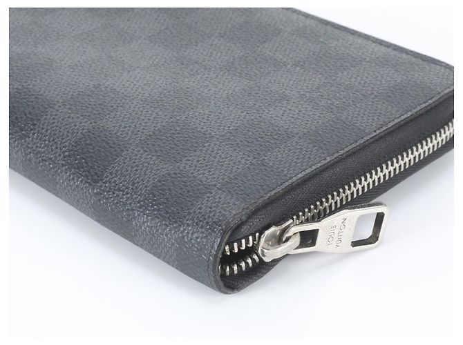 Louis Vuitton Damier Graphite Zippy Organizer Nero - vista 4