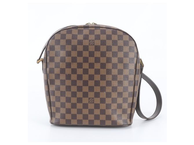 Borsa a tracolla Louis Vuitton Damier Ipanema GM Marrone - vista 3