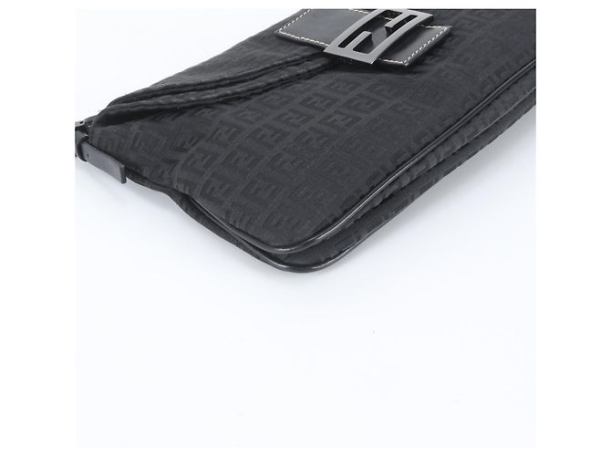 Borsa Secchiello Fendi Zucchino Mamma Nero - vista 4