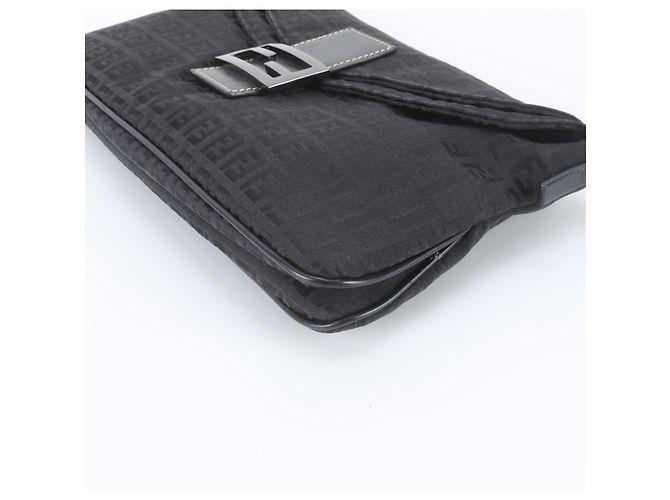 Borsa Secchiello Fendi Zucchino Mamma Nero - vista 5