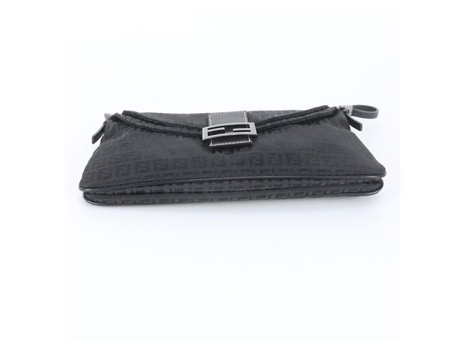 Borsa Secchiello Fendi Zucchino Mamma Nero - vista 6