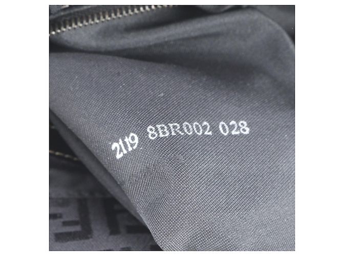 Borsa Secchiello Fendi Zucchino Mamma Nero - vista 9