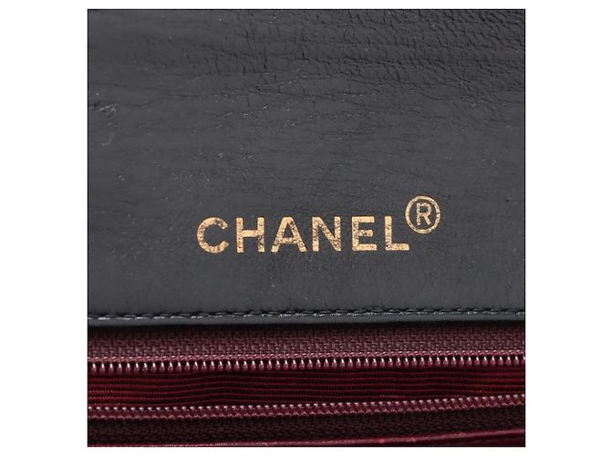 Borsa a tracolla Chanel Matelassé in pelle di agnello Nero - vista 10