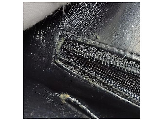 Chanel Matelassé Lammleder Schultertasche mit Fransen und Kette Schwarz - Ansicht 16