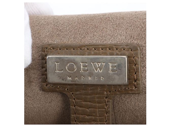 Borsa business Loewe in pelle marrone - vista 8