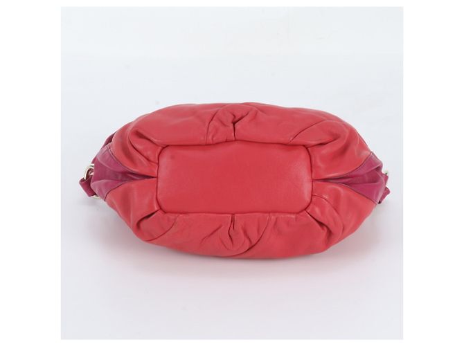 Céline Celine Schultertasche aus Leder mit Quaste Rot - Ansicht 6