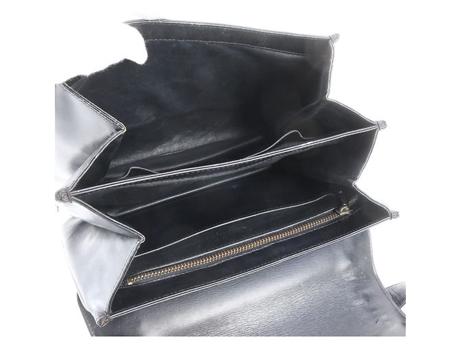 Céline Celine Schultertasche aus schwarzem Leder - Ansicht 7