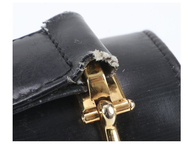 Céline Celine Schultertasche aus schwarzem Leder - Ansicht 8