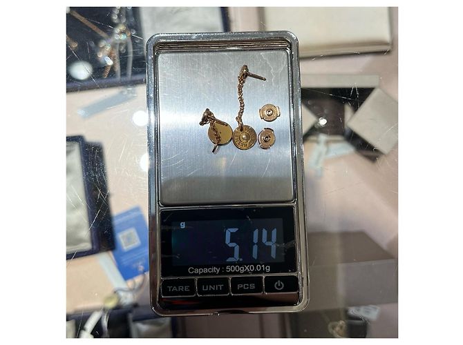 Orecchini Hermès in oro 18K e diamanti D'oro - vista 6