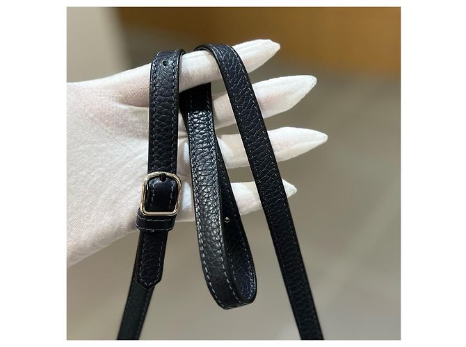 Hermès Saut Handtasche Dunkelblau - Ansicht 9