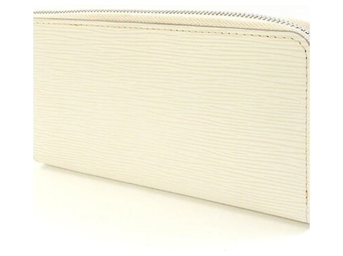 Cartera Zippy Louis Vuitton Epi Blanco roto - vista 2