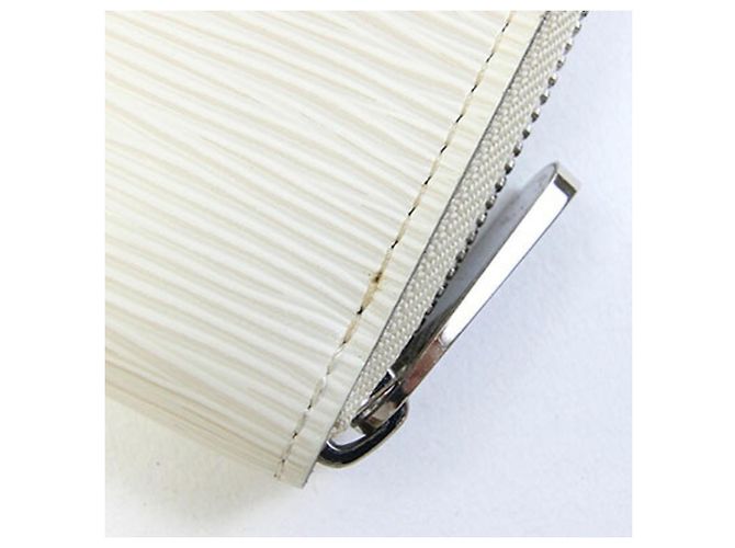 Cartera Zippy Louis Vuitton Epi Blanco roto - vista 6