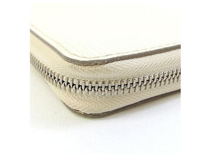 Cartera Zippy Louis Vuitton Epi Blanco roto - vista 7
