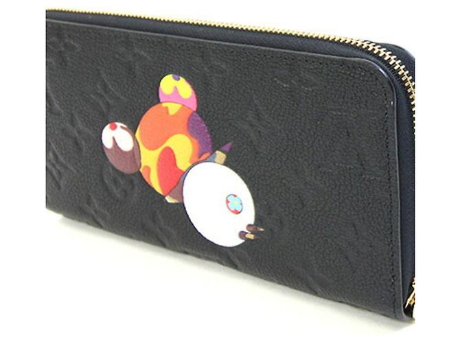 Louis Vuitton Monogram Empreinte Lange Geldbörse Schwarz - Ansicht 2