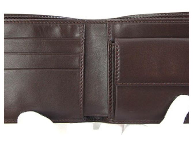 Gucci Bi-fold Wallet in Dark Brown Leather - view 4