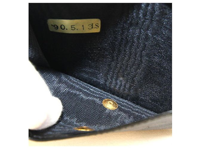 Tarjetero Chanel de piel negra Negro - vista 9