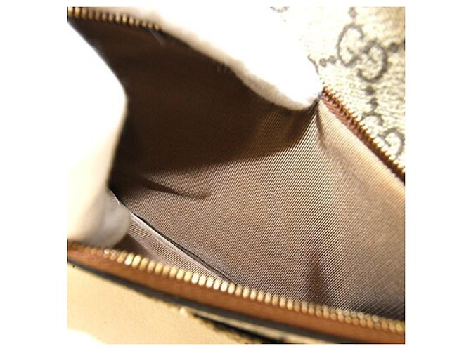 Gucci Bi-fold Long Wallet Brown Beige - view 9