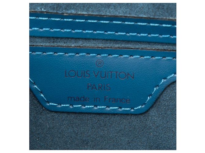 Louis Vuitton Blue Epi Soufflot - vista 5
