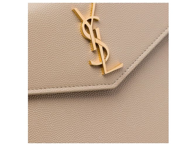 Bolsa Uptown Saint Laurent Bege Baby Grain De Poudre - vista 5