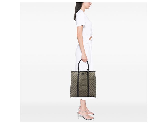 Tote Verticale Gucci Beige GG Supreme Joy - vista 6
