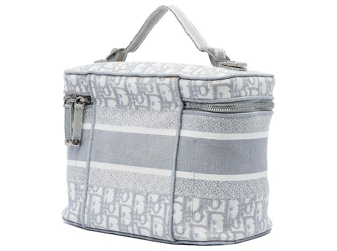 Necessaire Diortravel in tela Dior Gray Oblique Marrone - vista 2