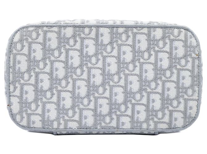 Necessaire Diortravel in tela Dior Gray Oblique Marrone - vista 3