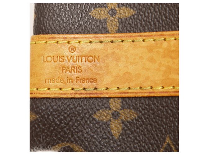 Louis Vuitton Brown Monogram Keepall Bandouliere 50 Marrone - vista 5